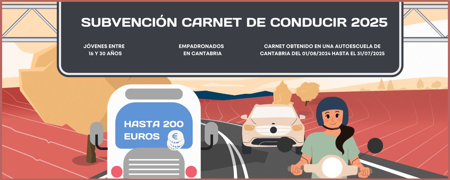 Subvención carnet de conducir 2025 200€